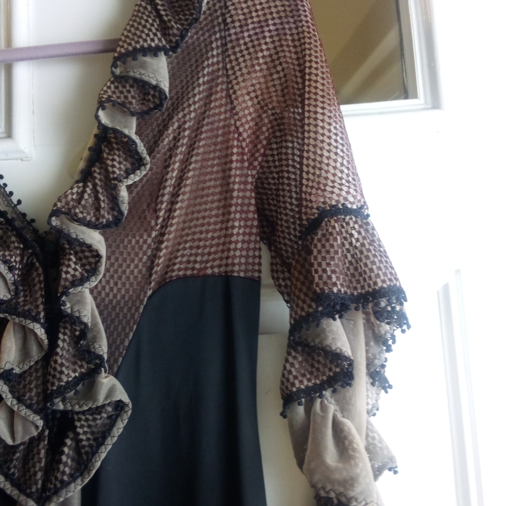 Vintage Glydons Hollywood Playsuit Nightie Romper Size S Christmas - Picture 9 of 13